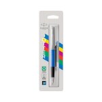 Parker jotter originals ? stylo plume bleu attributs chrom�s plume moyenne sous blister