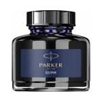 Flacon dencre - parker - quink - 57 ml - bleu / noir - performance optimale