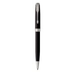Stylo bille - parker - sonnet - noir mat - attributs palladium - recharge noire pointe moyenne