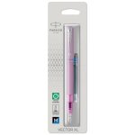 Parker vector xl stylo plume laque lilas métallisée sur laiton plume moyenne cartouche dencre bleue blister ... Parker vector xl stylo plume laque lilas métallisée sur laiton plume moyenne cartouche dencre bleue blister ...