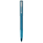 Stylo roller - parker - vector xl - laque turquoise mtallise - recharge noire - pointe fine