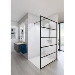 Paroi de douche aurys baleares® atelier n°2 - verre timeless 8 mm trempé saint - gobain - l. 140 cm x ... Paroi de douche aurys baleares® atelier n°2 - verre timeless 8 mm trempé saint - gobain - l. 140 cm x ...