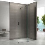 Napoli paroi de douche italienne coulissante verre 8 mm dimensions - 140 x 200 cm verre - transparent ...