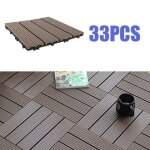 Parquet - ohmg - 33 pices - 30 * 30 cm - marron - rsistant  lhumidit