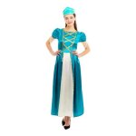 Partilandia costume de princesse mdivale bleue pour femme (m)
