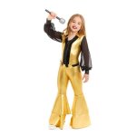 D�guisement - disco dor� - fille 5 - 6 ans - justaucorps et ceinture - int�rieur