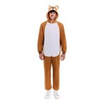 D�guisement - ours brun adulte - maillot une pi�ce - capuche - polyester