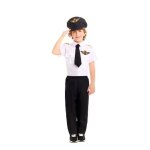 D�guisement - pilote davion - 3 - 4 ans - chemise pantalon casquette - gar�on