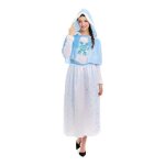 D�guisement - princesse des neiges - femme - robe et cape - polyester - bleu
