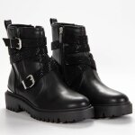Boots guess femme ornina noir cuir