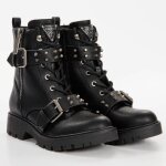 Bottine - guess - femme - radele - noir - cuir