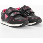 Basket guess fille classic logo noir synthtique