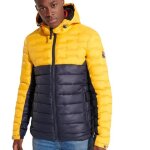Doudoune - superdry - homme - utah gold - jaune - synthtique