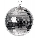 Boule  facettes - party pro - 3330920 - 20cm - argent - dcoration disco
