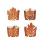 Party pro 913fe2 set de 8 décorations pour gobelets automne Party pro 913fe2 set de 8 décorations pour gobelets automne