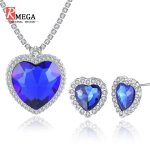 Parure bijoux - cadeau femme?collier boucle d?oreille - rmega - personnalit� - r�sistant � couleur - ...