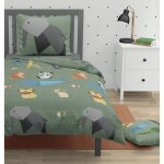 Parure de couette 140x200 cm enfant + un drap housse 100% coton