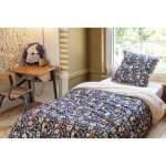 Parure de couette toutes dimensions for�t enchant�e r�versible 100% coton / 57 fils / cm� - - parure ...