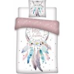 Parure de couette - homerokk - 140 x 200 cm - housse 100% coton - drap housse 90 x 190 cm - blanc