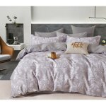 Parure de couette imprim� double face percale de coton peign� 80 fils / cm� pour lit 140 � 160