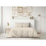 Parure de couette lovely home - 240x260 cm - 100% coton - beige creme Parure de couette lovely home - 240x260 cm - 100% coton - beige creme