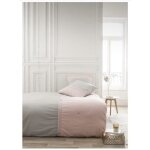 Parure de couette today 100% percale de coton zinc / pdl 240x260 cm