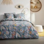 Parure de couette - today - sunshine 0. 16 - 220x240cm - 2 personnes - imprim�e - coton 57 fils