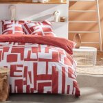 Parure de couette - today - sunshine 17. 32 - 220x240cm - 2 personnes - imprim�e - coton 57 fils