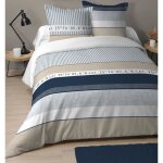 Parure housse de couette 260 x 240 cm olonne
