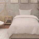 Parure housse de couette 3d microfibre 140x200 cm maya lin par soleil docre