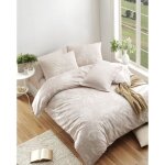 Parure de lit - 1 housse de couette 220 x 240 cm + 2 taies doreiller 60 x 60 cm - 65% coton 35% polyester ...