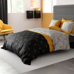 Parure de lit 240x260 cm coton 57 fils - 3 pi�ces rafo