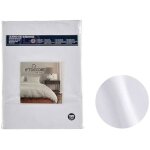 Parure de lit blanche pour lit de 135 cm - gift decor - 3 pi�ces