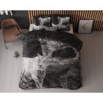 Parure de lit double tigre blanc - style animalier - 100% coton - lavable en machine - certifie oeko ...