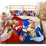 Parure de lit pour enfant mtowsuc h2 motif en microfibre douce housse de couette avec fermeture clair ...