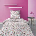 Parure de lit - les ateliers du linge - housse de couette - 100% polyester - 140x200 cm - motifs contemporains ...