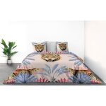 Parure de lit - java - 220x240 cm - 100% coton - 47 fils / cm - 3 pices