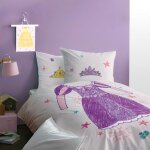 Parure de lit imprime 100% coton disney home princesse deguisement