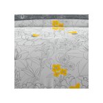 Parure housse de couette 240x220 cm lisa blanc 57 fils / cm2 par soleil docre