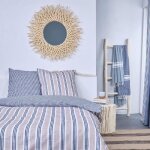 Parure de lit - today kargo - 220x240 cm - 2 personnes - coton imprimé rayé Parure de lit - today kargo - 220x240 cm - 2 personnes - coton imprimé rayé