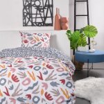 Parure de lit - today - sunshine - 121200 - 1 personne - 140x200 cm - coton - imprim� 13. 7