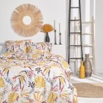 Parure de lit - today - sunshine - 122639 - 2 personnes - 240x220cm - coton - imprim� 14. 53
