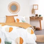 Parure de lit - today - sunshine - 2 personnes - 260x240cm - coton - autres motifs