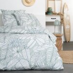 Parure de lit imprim� sunshine laura - today - blanc 240x260 cm