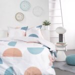 Parure de lit sunshine octave - today - blanc 240x220 cm