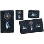 Parure porte chequier porte carte grise et carte porte monnaie en cuir dream catcher
