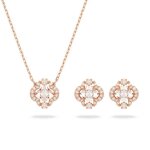 Parure - swarovski - sparkling dance - dor rose - cristal - femme