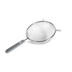 Passoire inox eco 25 cm - manche plastique avec entourage inox