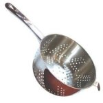 Passoire en inox avec manche - d: 18 cm