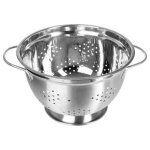Passoire en inox sur pied 25cm argent